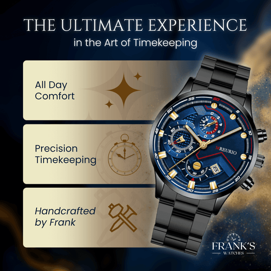 Brenton | Men’s Multifunction Calendar Quartz Watch | 41.5mm