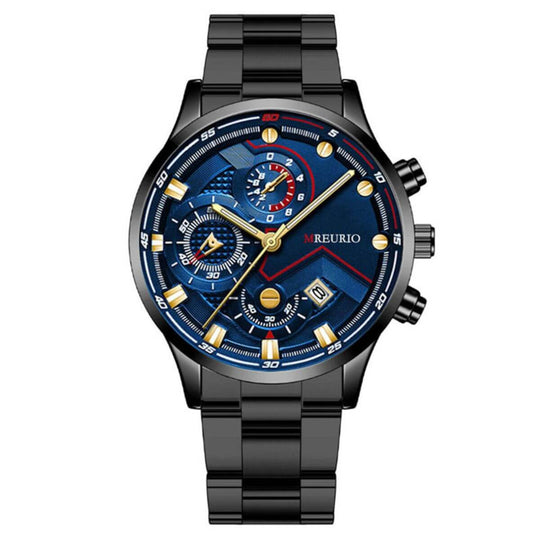 Brenton | Men’s Multifunction Calendar Quartz Watch | 41.5mm