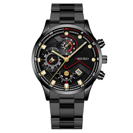 Brenton | Men’s Multifunction Calendar Quartz Watch | 41.5mm