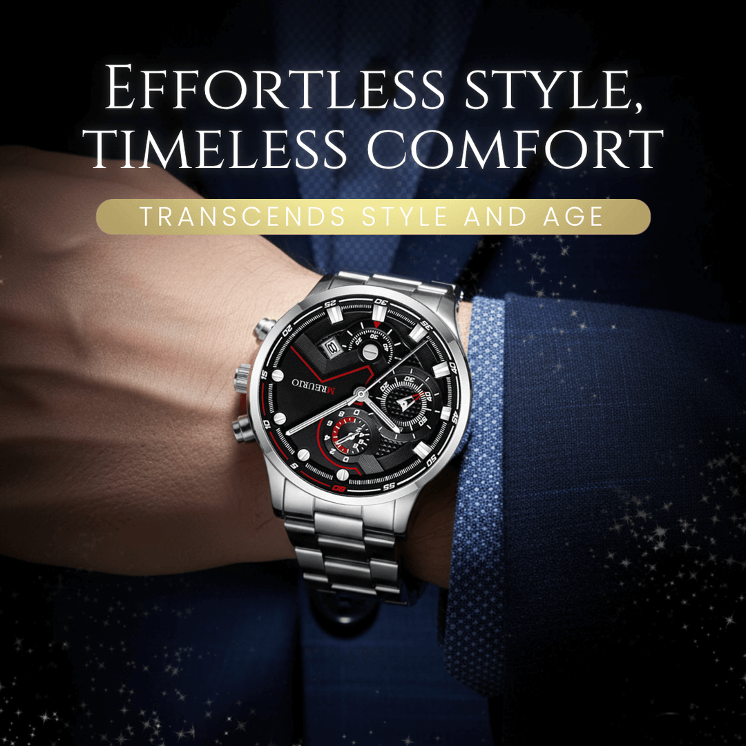 Brenton | Men’s Multifunction Calendar Quartz Watch | 41.5mm