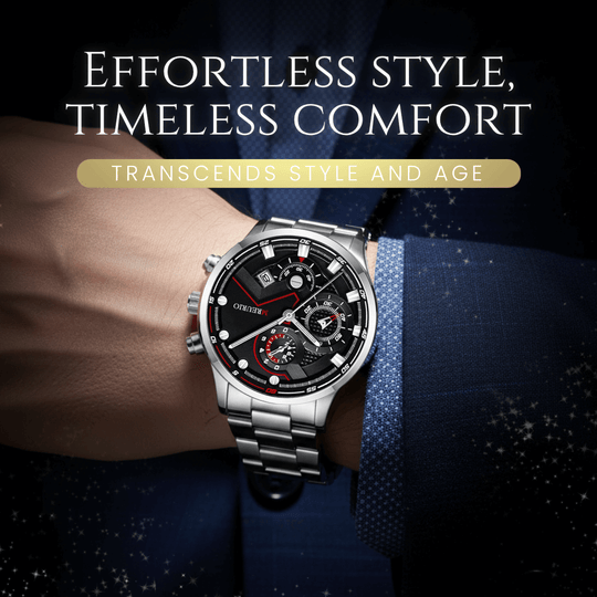 Brenton | Men’s Multifunction Calendar Quartz Watch | 41.5mm