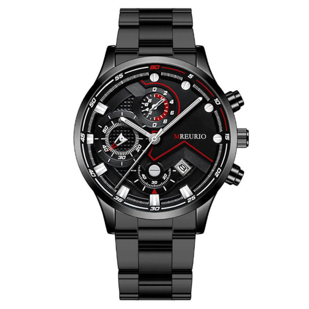 Brenton | Men’s Multifunction Calendar Quartz Watch | 41.5mm