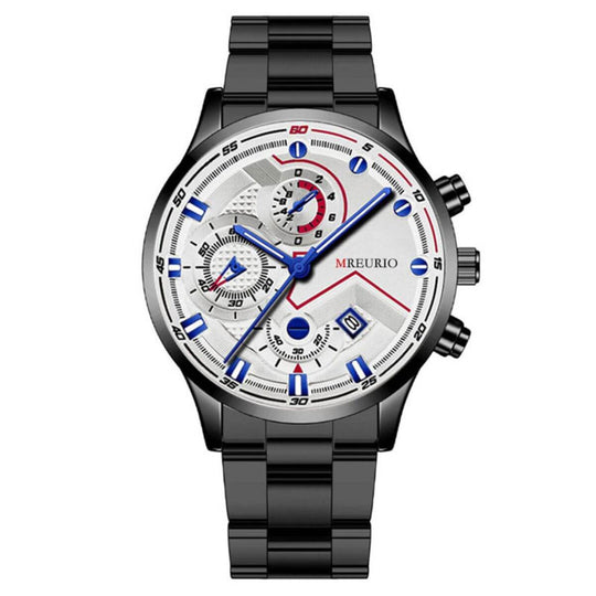 Brenton | Men’s Multifunction Calendar Quartz Watch | 41.5mm