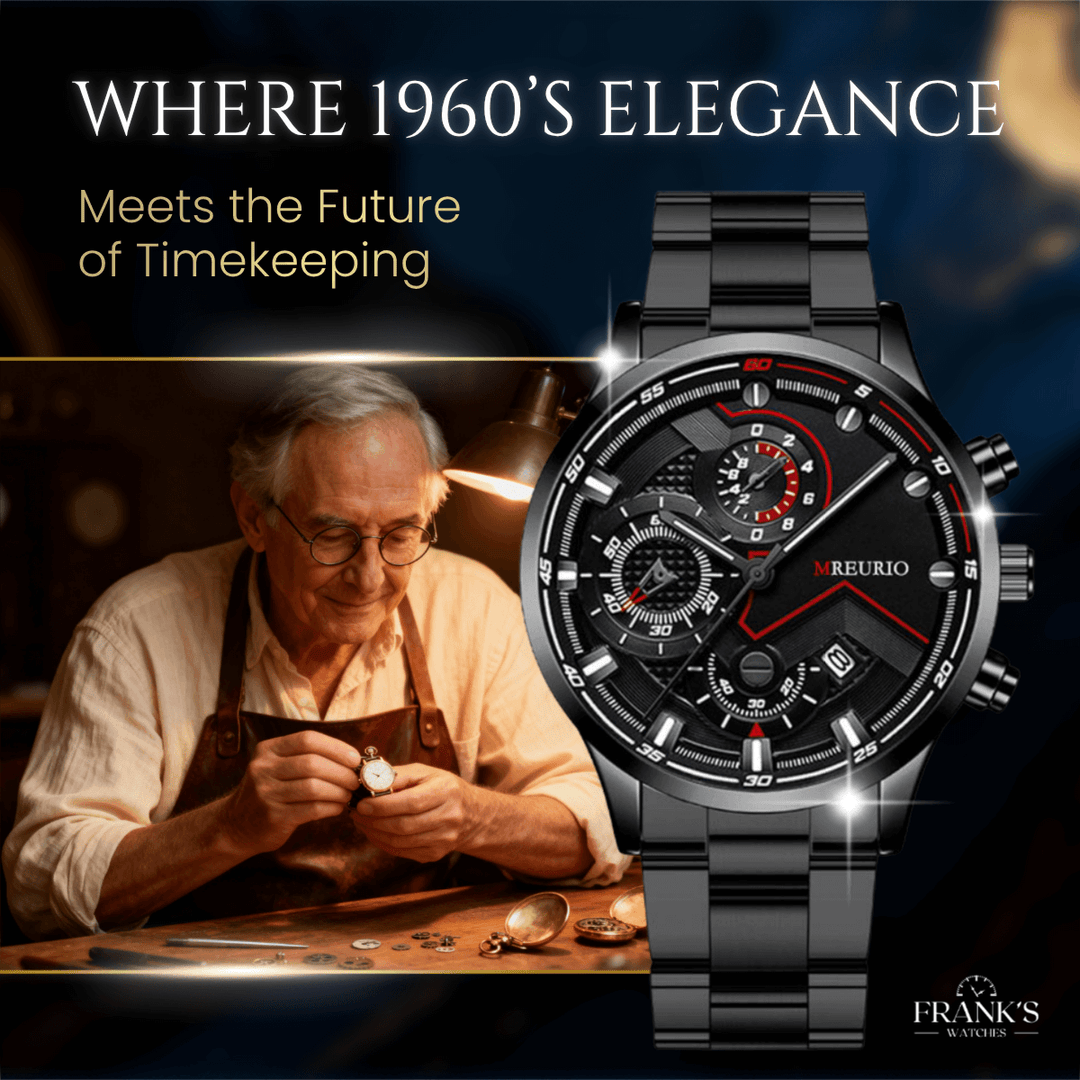 Brenton | Men’s Multifunction Calendar Quartz Watch | 41.5mm