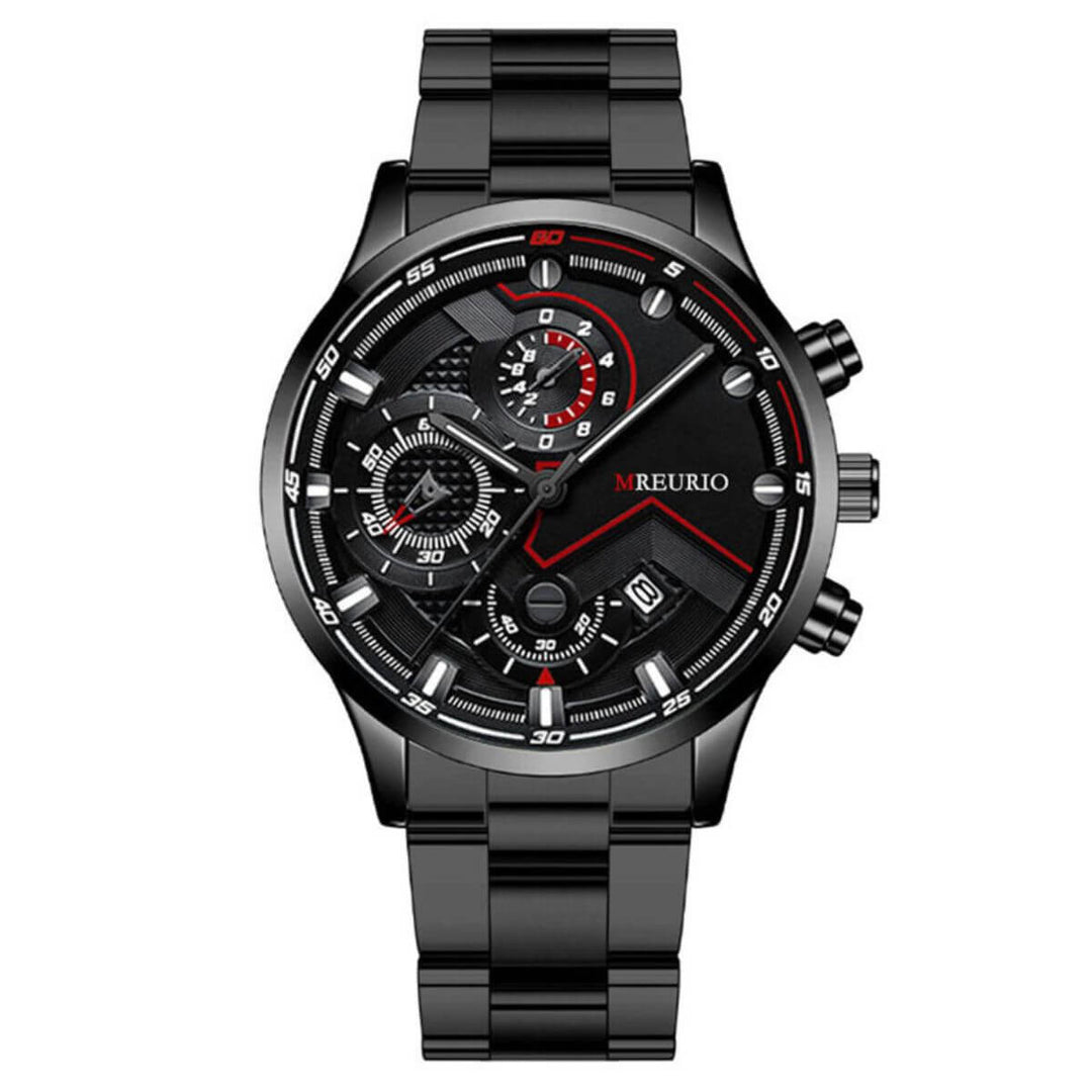 Brenton | Men’s Multifunction Calendar Quartz Watch | 41.5mm