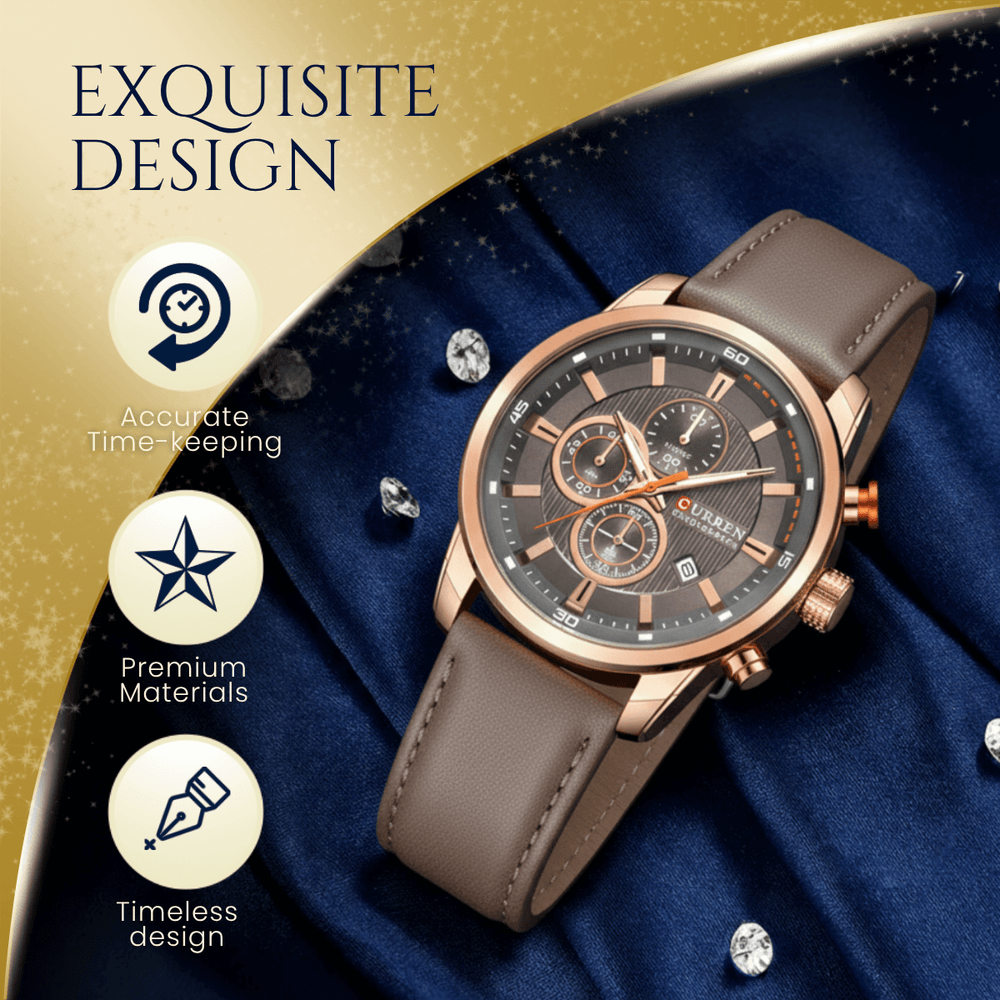 Brooks | Sport Style Quartz Chronograph Watch | 47mm