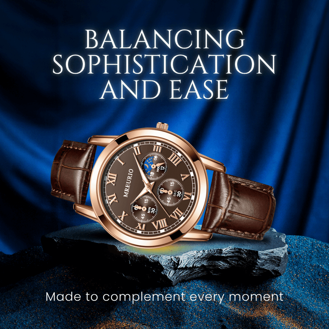 Caldwell | Men’s Elegant Business Quartz Watch | 40mm