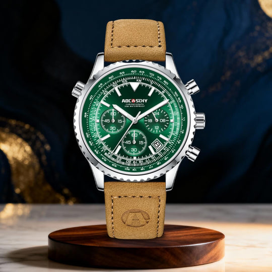 Carlton | Men’s Multifunction Quartz Chronograph Wristwatch | 43mm