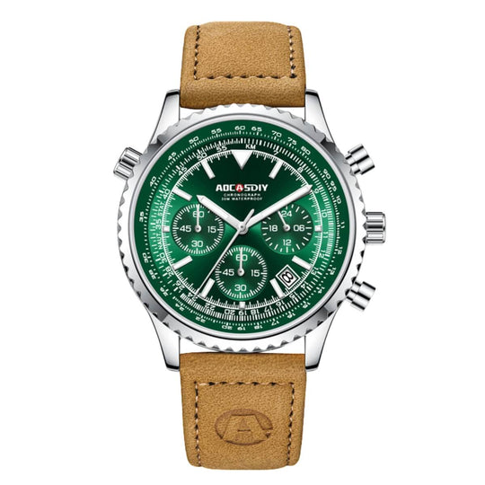Carlton | Men’s Multifunction Quartz Chronograph Wristwatch | 43mm