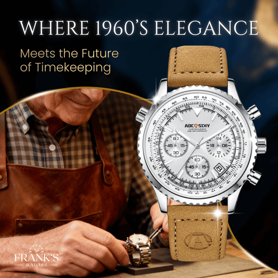 Carlton | Men’s Multifunction Quartz Chronograph Wristwatch | 43mm