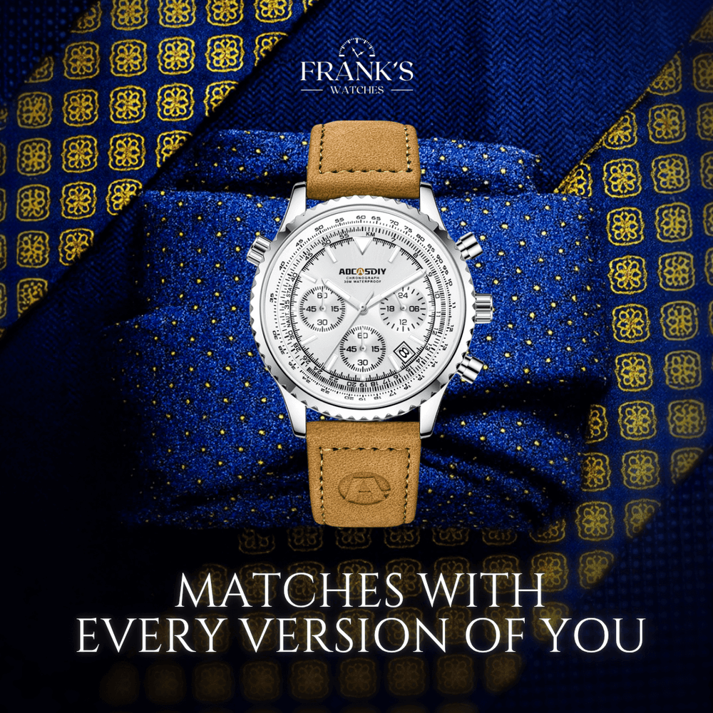 Carlton | Men’s Multifunction Quartz Chronograph Wristwatch | 43mm