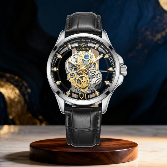 Carrington | Luxury Mechanical Skeleton Wristwatch | 40.5mm