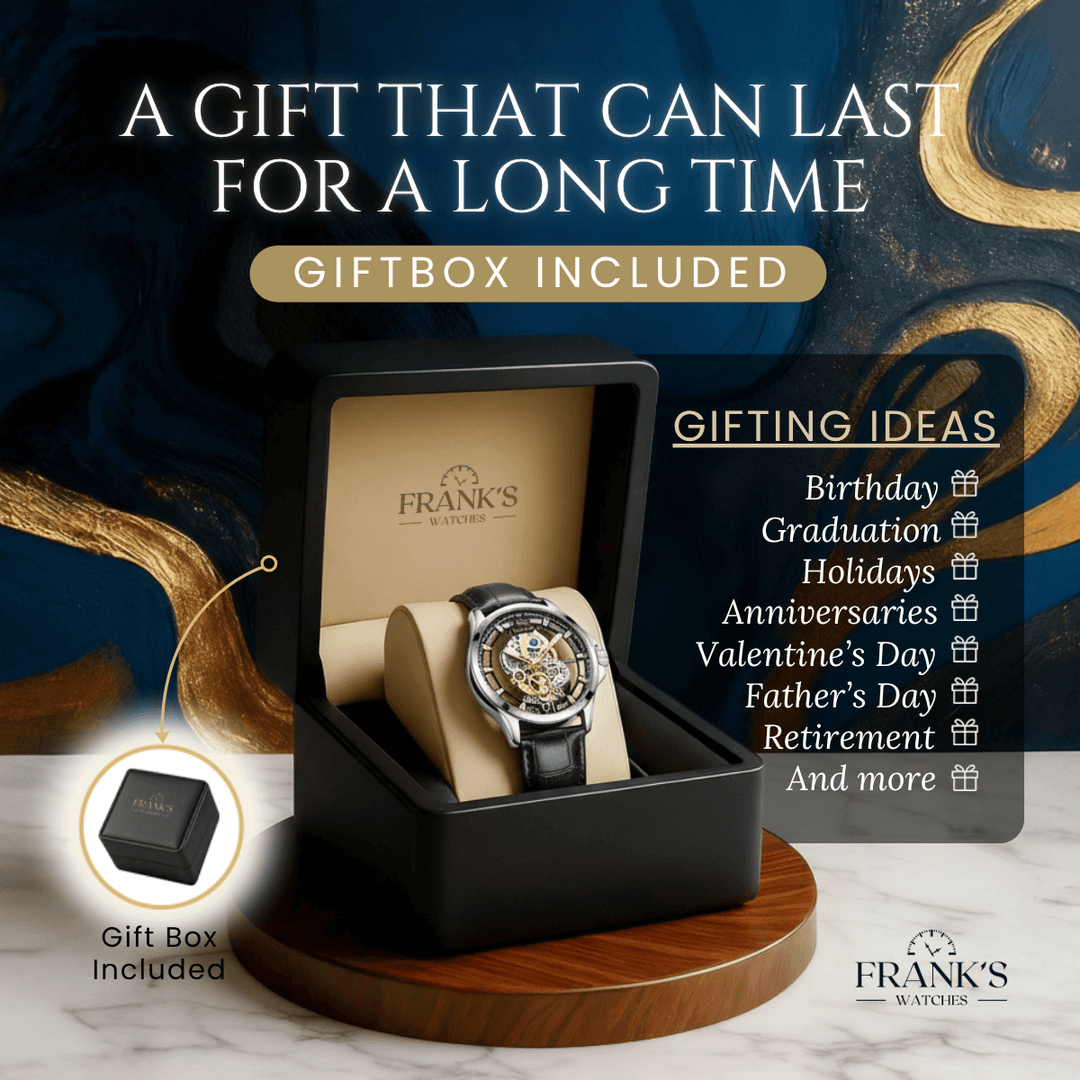 Carrington | Luxury Mechanical Skeleton Wristwatch | 40.5mm