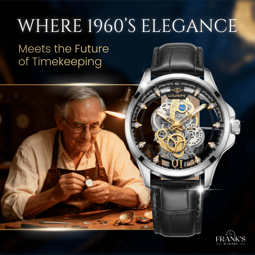 Carrington | Luxury Mechanical Skeleton Wristwatch | 40.5mm