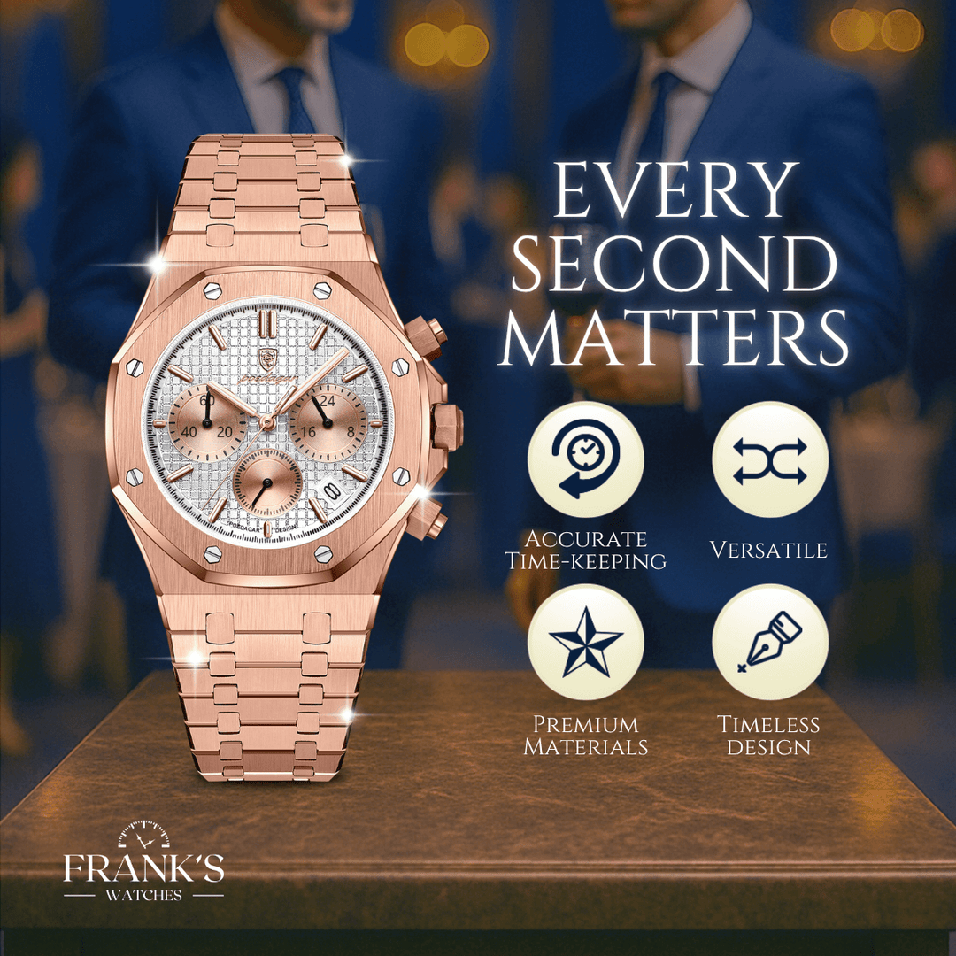 Carter | Ascend Stainless Steel Calendar Watch | 42.5mm