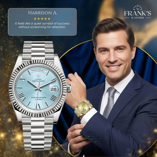 Charleston | Regent Classic Calendar Quartz Watch | 44mm