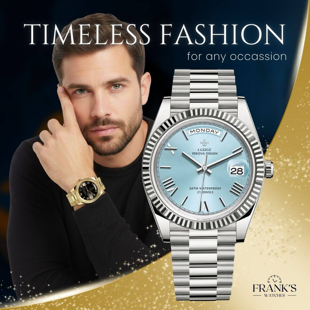 Charleston | Regent Classic Calendar Quartz Watch | 44mm