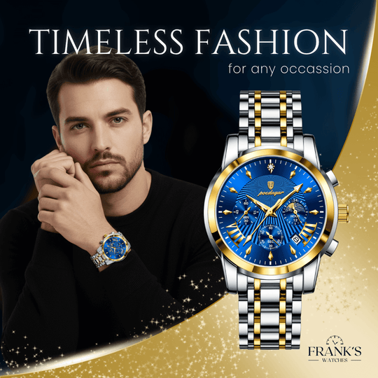 Clayden | Men’s Elegant Multifunction Business Quartz Watch | 41.5mm