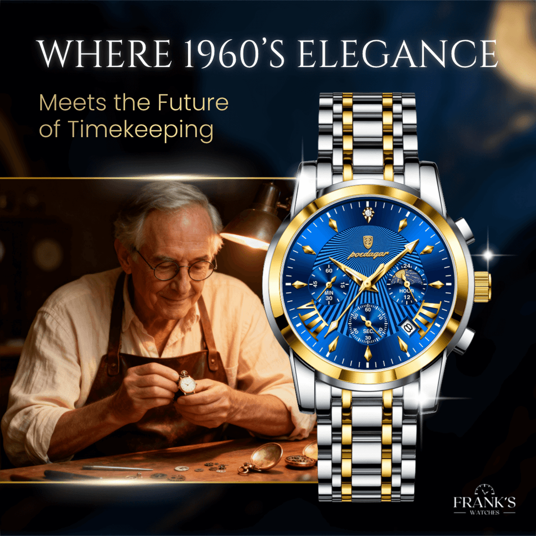 Clayden | Men’s Elegant Multifunction Business Quartz Watch | 41.5mm