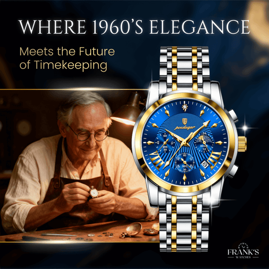 Clayden | Men’s Elegant Multifunction Business Quartz Watch | 41.5mm