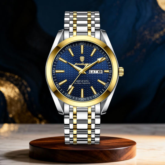 Clifton | Men’s Stainless Steel Calendar Quartz Watch | 41.5mm