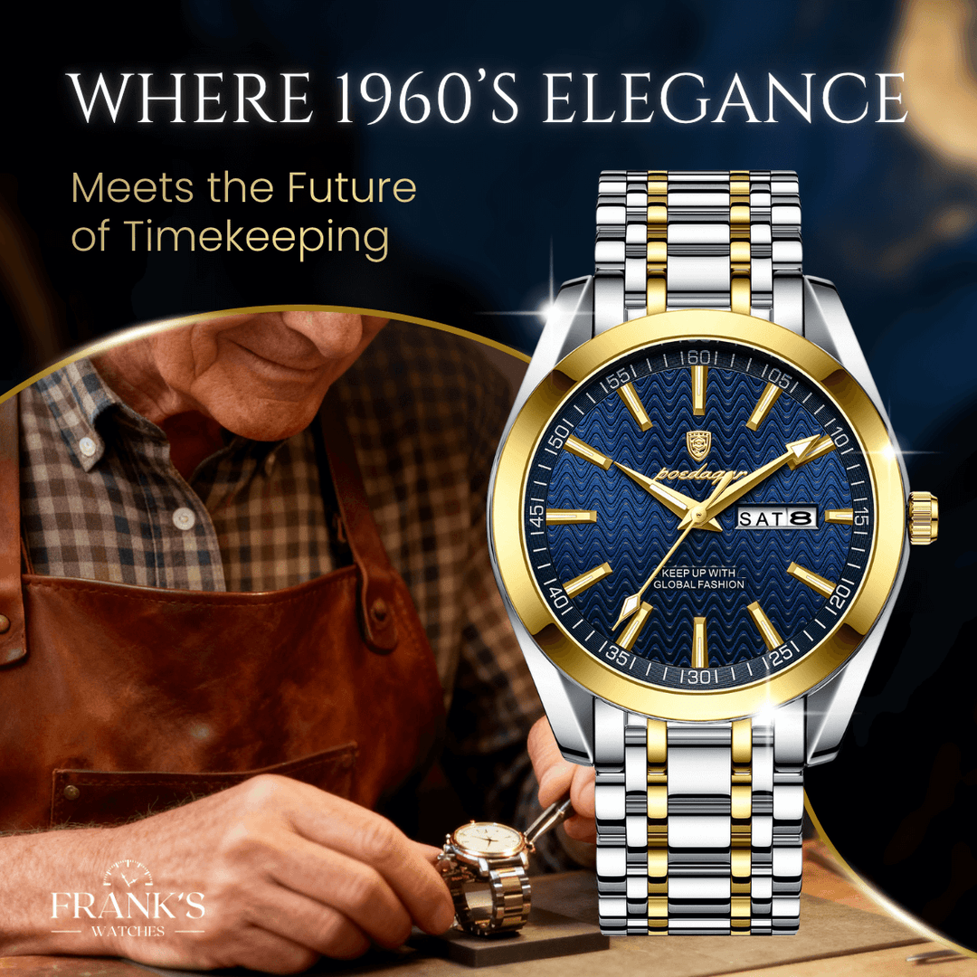 Clifton | Men’s Stainless Steel Calendar Quartz Watch | 41.5mm