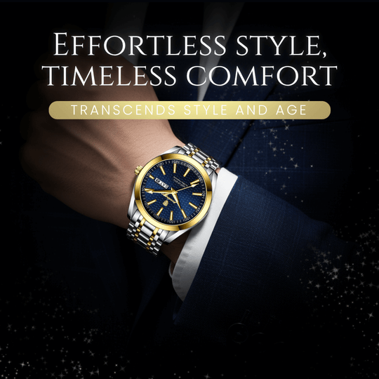 Clifton | Men’s Stainless Steel Calendar Quartz Watch | 41.5mm