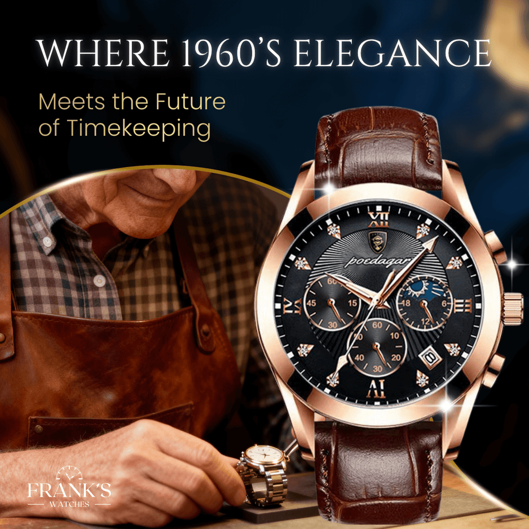 Colton | Luxury Analog Multifunction Watch | 39mm