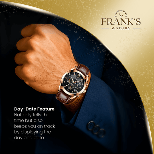 Colton | Luxury Analog Multifunction Watch | 39mm