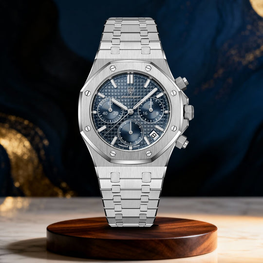 Cullen | Ascend Stainless Steel Calendar Watch | 42.5mm