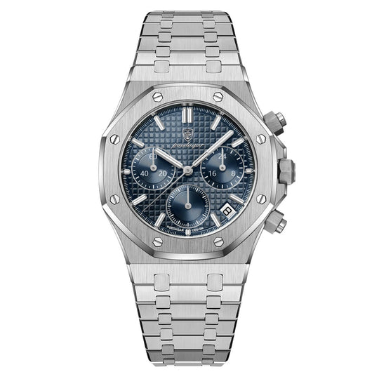 Cullen | Ascend Stainless Steel Calendar Watch | 42.5mm