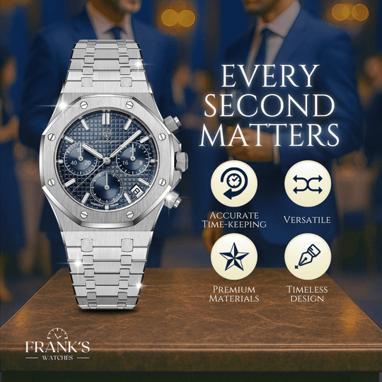 Cullen | Ascend Stainless Steel Calendar Watch | 42.5mm