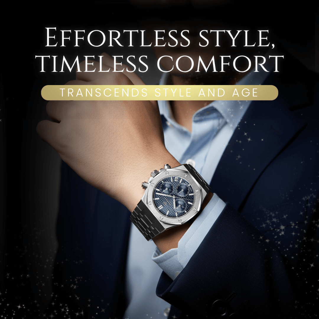 Cullen | Ascend Stainless Steel Calendar Watch | 42.5mm