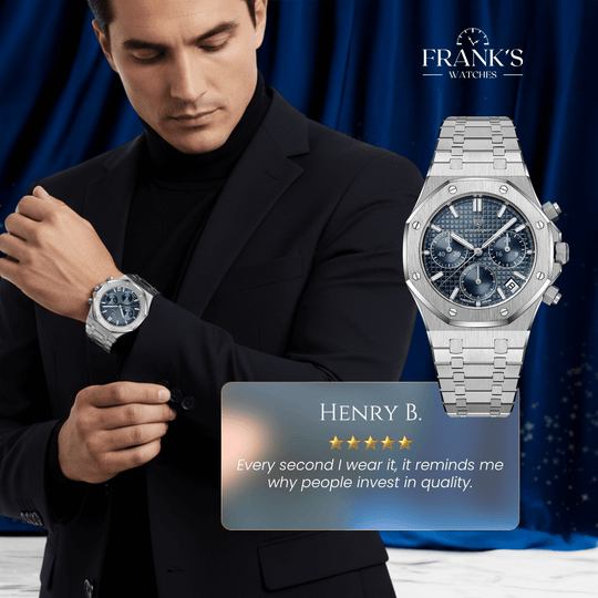 Cullen | Ascend Stainless Steel Calendar Watch | 42.5mm