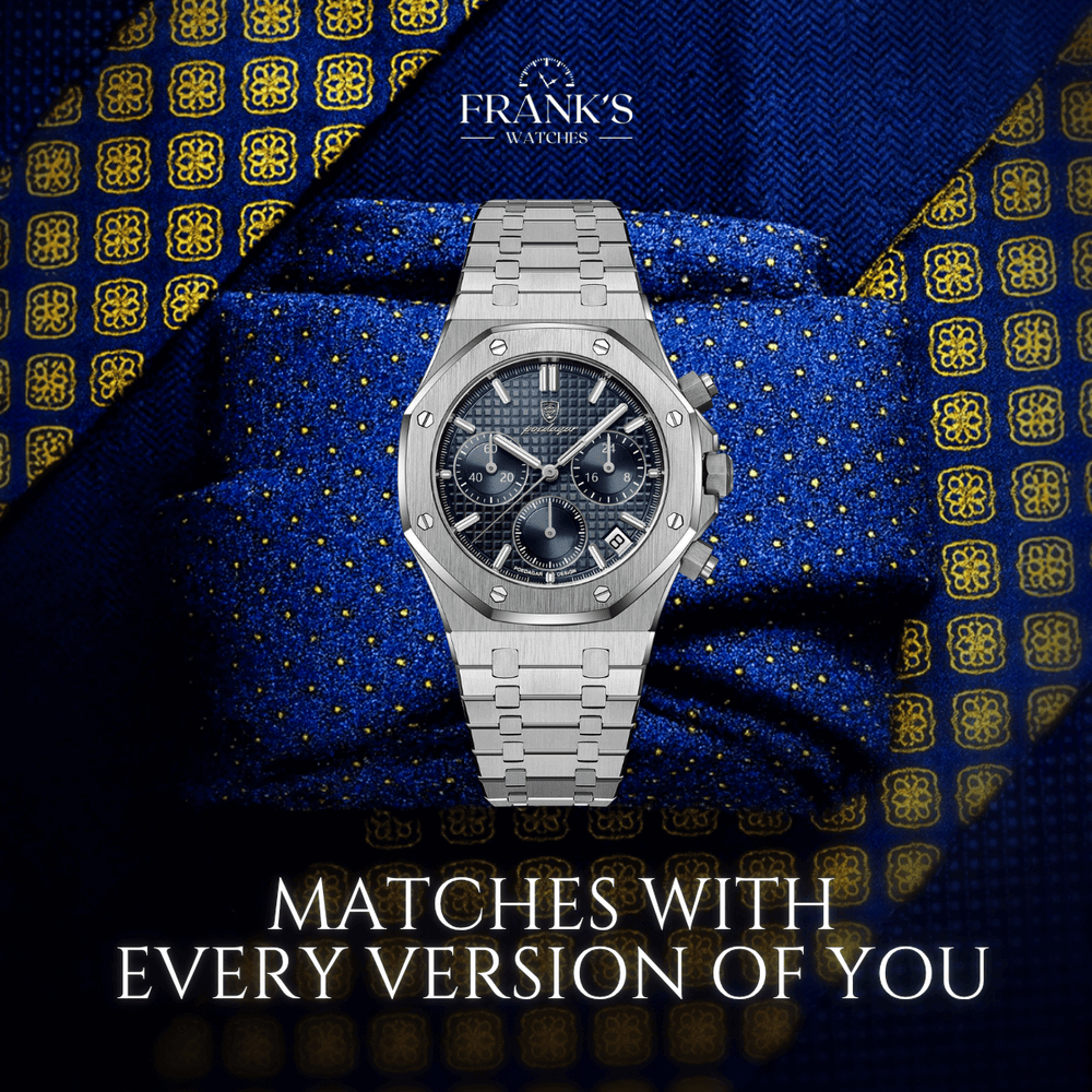 Cullen | Ascend Stainless Steel Calendar Watch | 42.5mm