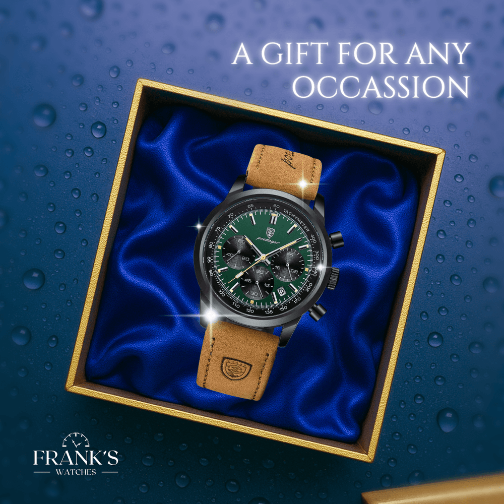 Dalton | Elegant Analog Quartz Chronometer Watch | 41mm