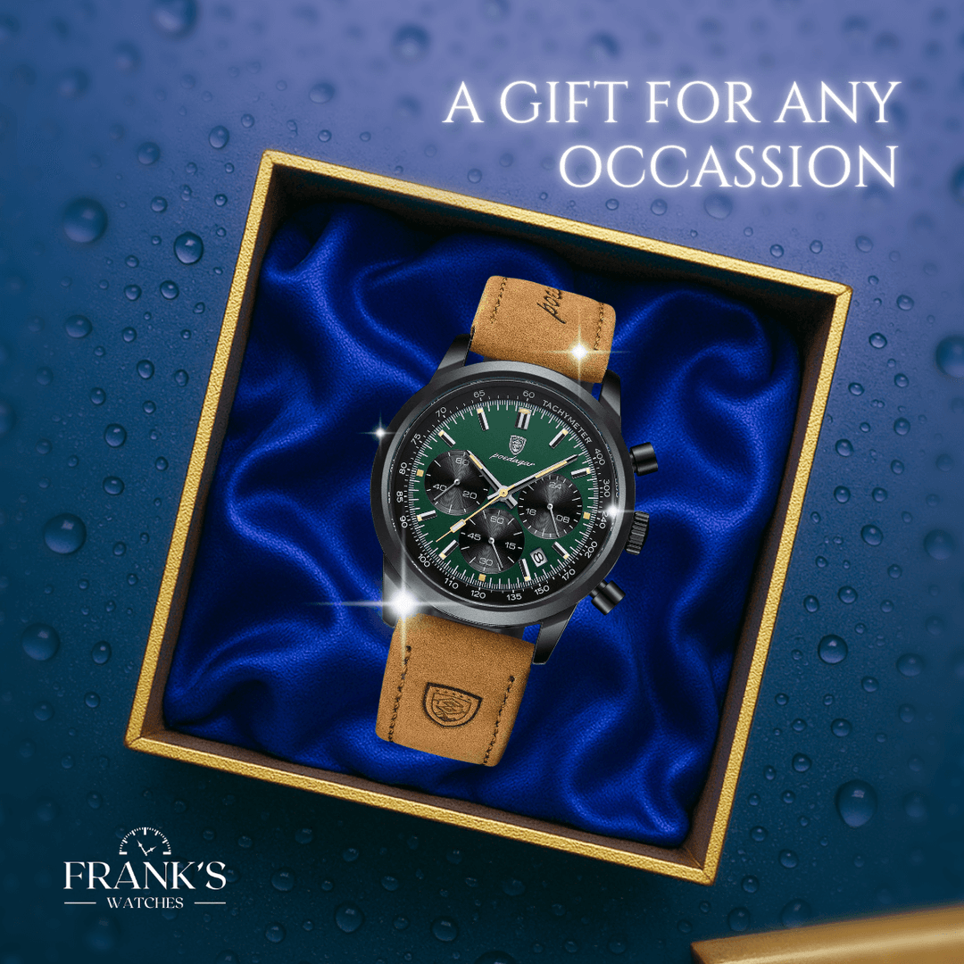 Dalton | Elegant Analog Quartz Chronometer Watch | 41mm