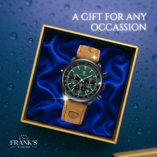 Dalton | Elegant Analog Quartz Chronometer Watch | 41mm