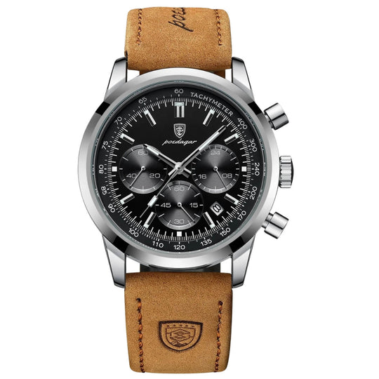 Dalton | Elegant Analog Quartz Chronometer Watch | 41mm