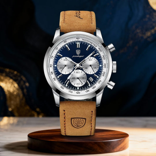Dalton | Elegant Analog Quartz Chronometer Watch | 41mm