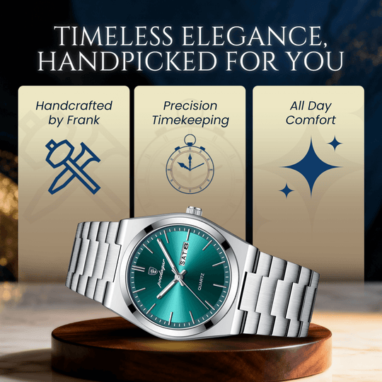 Darius | Prestige Stainless Steel Quartz Wristwatch | 41mm