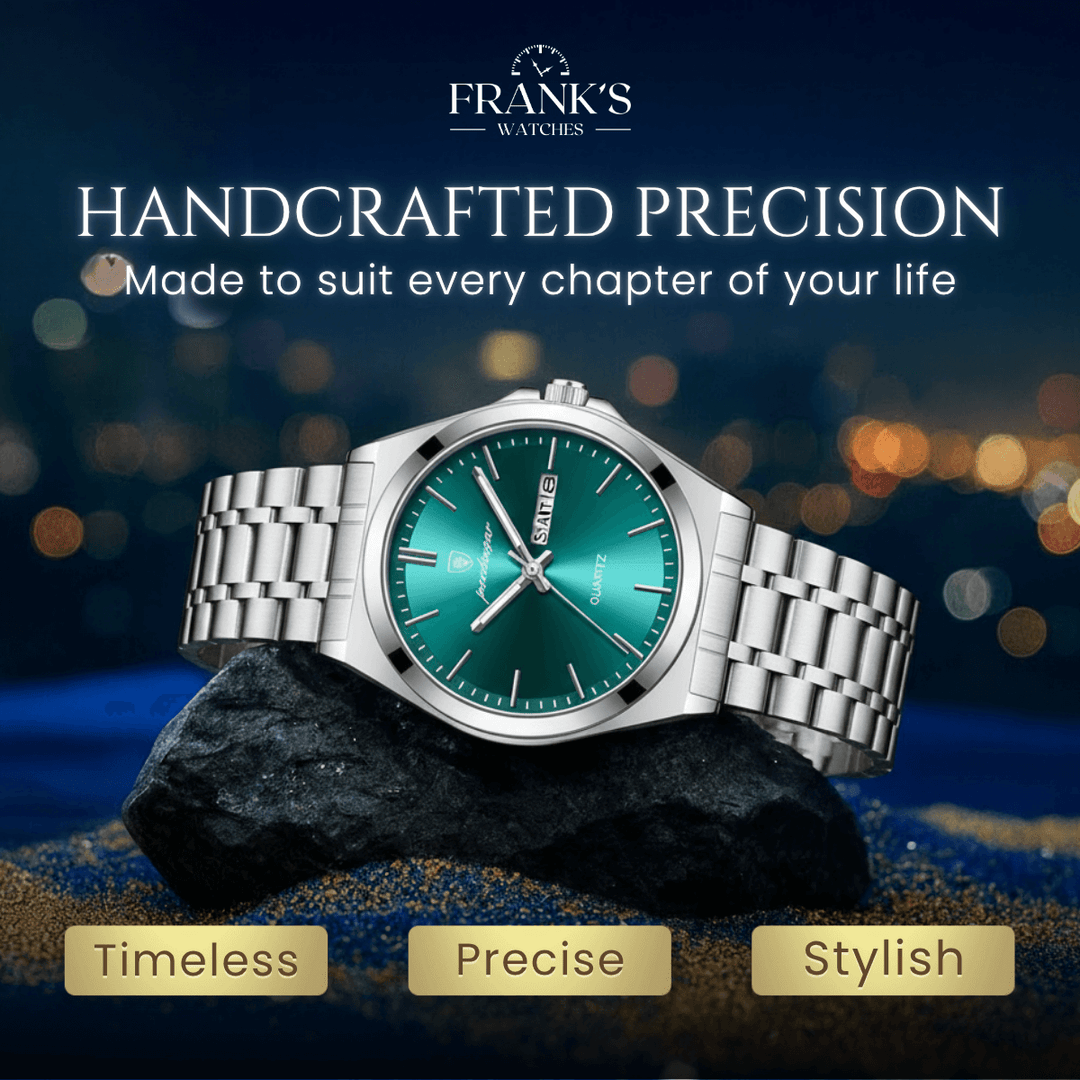 Darius | Prestige Stainless Steel Quartz Wristwatch | 41mm