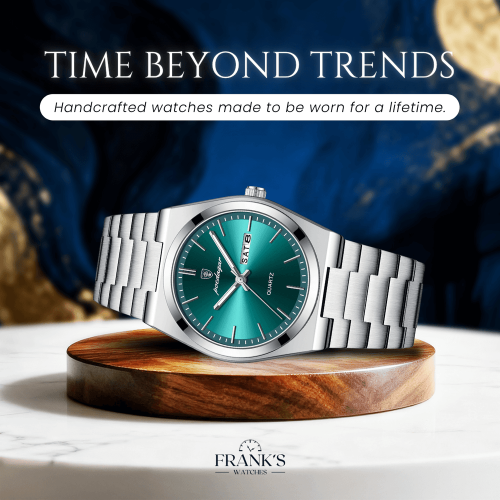 Darius | Prestige Stainless Steel Quartz Wristwatch | 41mm