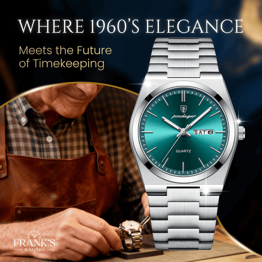 Darius | Prestige Stainless Steel Quartz Wristwatch | 41mm