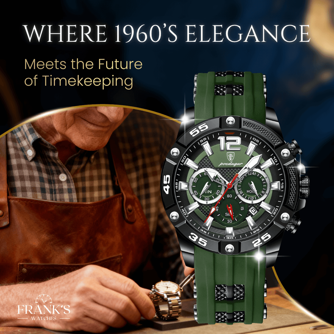 Darwell | Men’s Sports Chronograph Quartz Wristwatch | 43mm