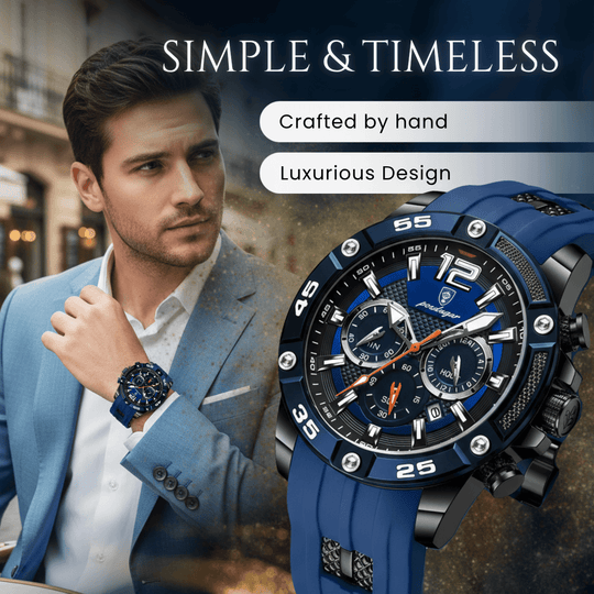 Darwell | Men’s Sports Chronograph Quartz Wristwatch | 43mm