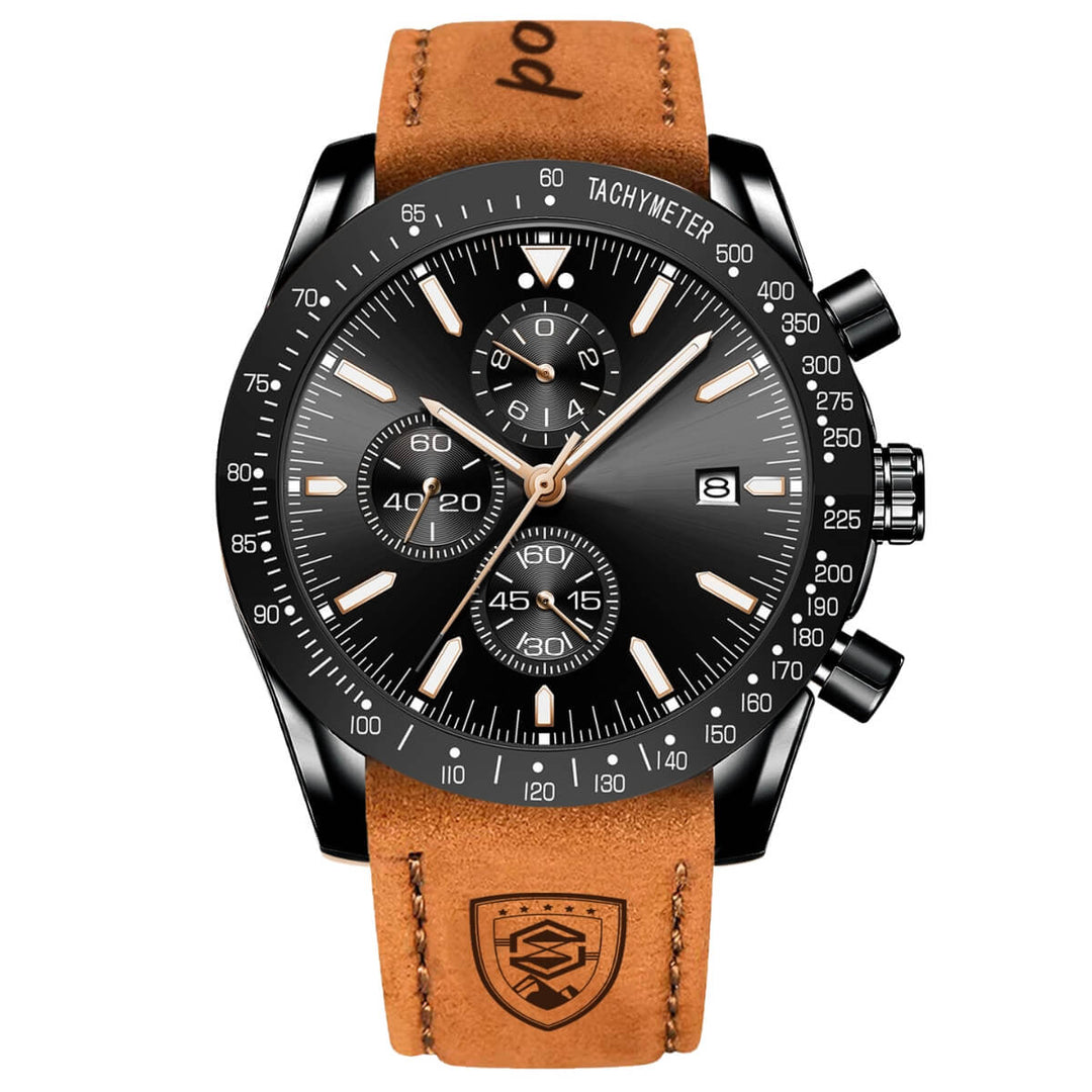 Davison | Precision Analog Quartz Chronograph Watch | 43mm