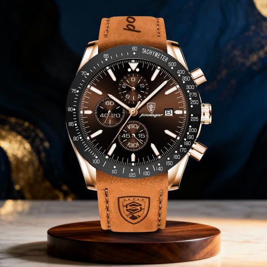 Davison | Precision Analog Quartz Chronograph Watch | 43mm