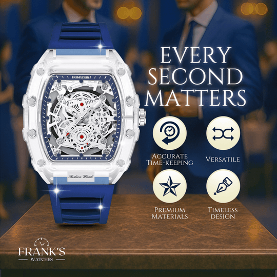 Dawson | Transparent Skeleton Quartz Sport Watch | 47mm