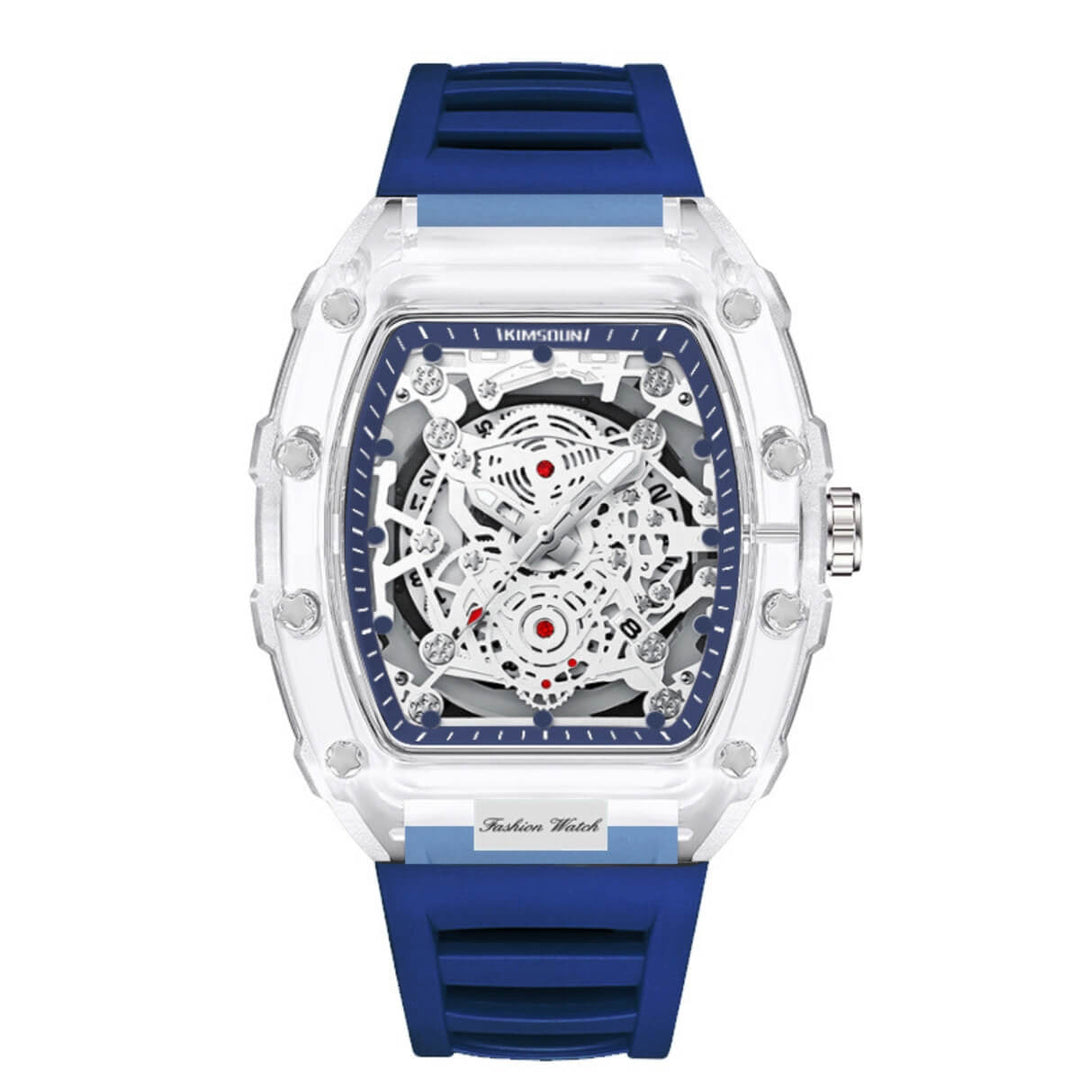 Dawson | Transparent Skeleton Quartz Sport Watch | 47mm